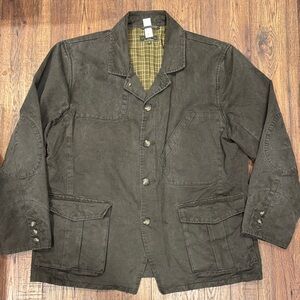 Men's Olive Field Jacket size 48 (est XL)